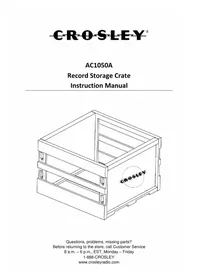 Notice Crosley AC1049A Platine_disque