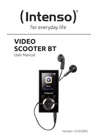 Notice INTENSO VIDEO SCOOTER BT Lecteur mp3