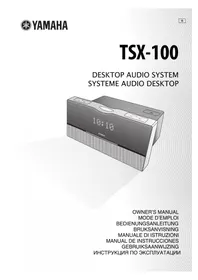 Notice YAMAHA TSX100 Cd-spelare/inspelare