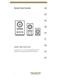 Notice TANNOY SGM 12A Luidspreker