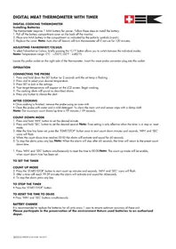 Notice Emga 598250 Thermomètre