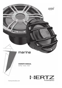 Notice Hertz MARINE HMS 10 S4LDSW Caisson de basses
