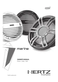 Notice Hertz MARINE HMS 12 S4LDSW Caisson de basses