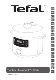 Notice TEFAL TURBO CUISINE CY754 Appareil de cuisine