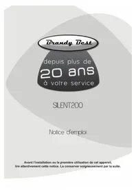 Notice BRANDY BEST SILENT200 Fridge