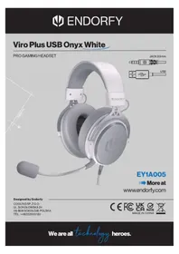 Notice ENDORFY VIRO PLUS USB ONYX WHITE Casque