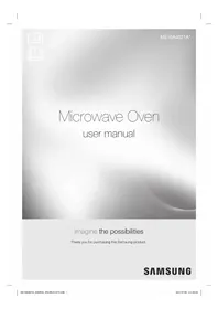 Notice SAMSUNG ME16A4021AW Micro-ondes
