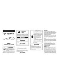 Notice Tempo 200FP Manuel d'instructions