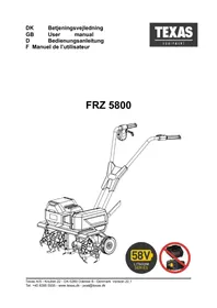 Notice Texas FRZ5800 Motoculteur électrique
