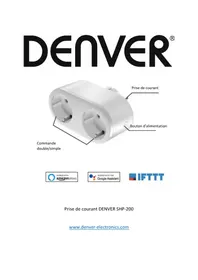 Notice DENVER SHP200 MK2 Maison intelligente