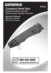 Notice Genesis GHG350 Pistolet thermique