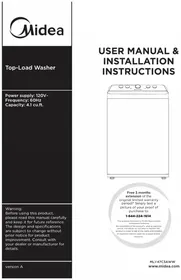 MIDEA MLV47C3AWW - Washing machine