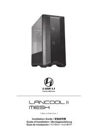 Notice Lian Li LANCOOL II MESH Unite Centrale