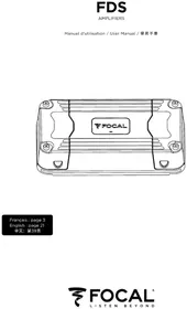 Notice FOCAL FD 4.350 Recepteur