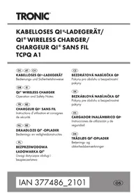 Notice TRONIC HG08305A Chargeur sans fil