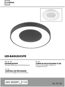 Notice Livarno Lux 14161205 Luminaire