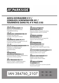 Notice PARKSIDE HG07075 Perceuse