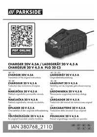 Notice PARKSIDE IAN 380768 Chargeur de batterie