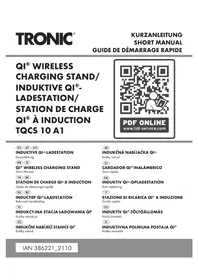 Notice TRONIC HG08307A Chargeur sans fil