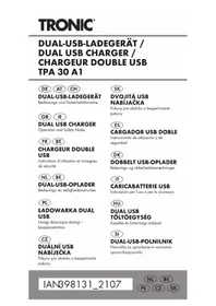 Notice TRONIC HG07782A Chargeur USB