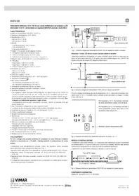 Notice Vimar 01874.120 Alimentation électrique