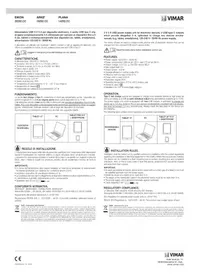 Notice Vimar 14292.CC.SL Alimentation électrique