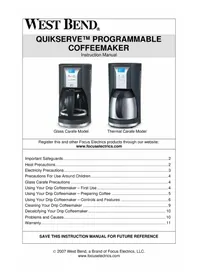 WestBend 56710 - Coffee machine