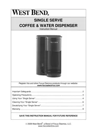 WestBend 56202 - Coffee machine