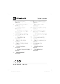 Notice EINHELL TCAC 270508 Compresseur d'air