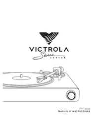 Notice Victrola STREAM VPT2000 Platine_disque