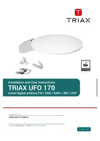 Notice TRIAX UFO 170 Antenne TV