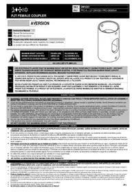 Notice OmniMount OMNPFC Accessoire de projecteur