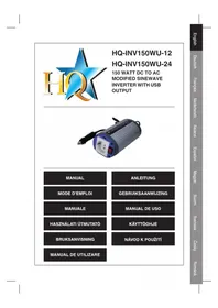 Notice HQ INV150WU24 Inverter elettrico