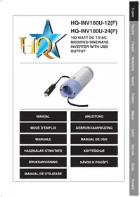 Notice HQ INV100U12 Chargeur allume-cigare