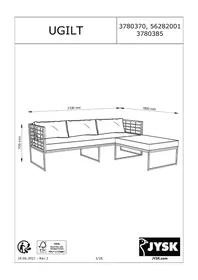 Notice JYSK 3780370 Mobilier de jardin
