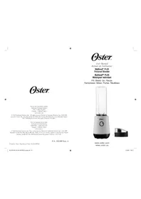 Notice OSTER MYBLEND PLUS BLSTPBMBP000 Blender