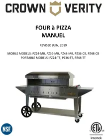 Notice Crown Verity CVPZ48CB Four à pizza