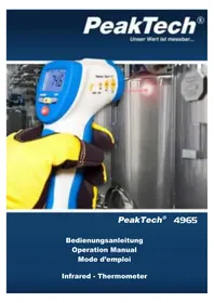 Notice PeakTech 4965 Station Météo