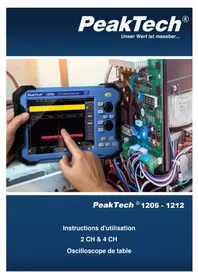 Notice PeakTech 1206 Multimètre