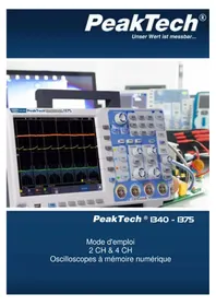 Notice PeakTech 1360 Multimètre