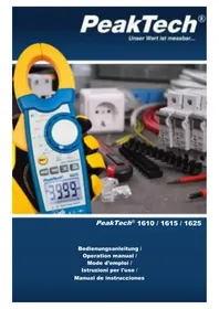 Notice PeakTech 1615 Multimètre