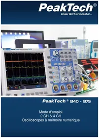 Notice PeakTech 1375 Multimètre