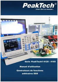 Notice PeakTech 4120 A Multimètre