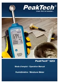 Notice PeakTech 5201 Measuring equipment