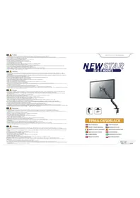 Notice Newstar FPMAD650D Support écran plat