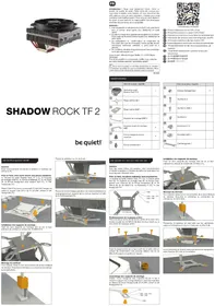 Notice Be Quiet! SHADOW ROCK TF 2 Système de refroidissement pour ordinateur portable