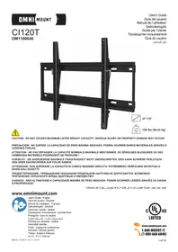 Notice OmniMount CI120T Meuble TV