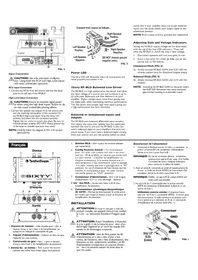 Notice Rockford Fosgate 3SIXTY RFBLD Système hifi