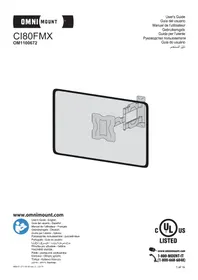 Notice OmniMount CI80FMX Meuble TV