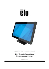 Notice ELO 1509L Moniteur